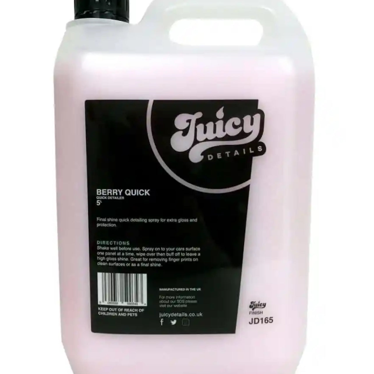 Berry Quick Quick Detailer in use