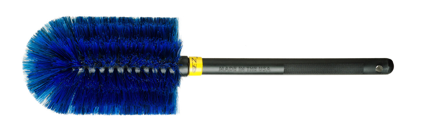 EZ Detail Go Wheel Brush — rigid stem wheel detailing brush for wheel wells, door jambs and barrels