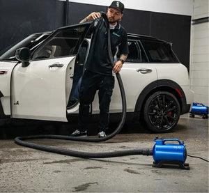 BLO AIR-RS Car Dryer in use
